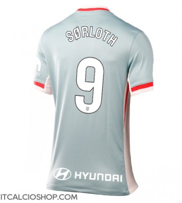 Atletico Madrid Alexander Sorloth #9 Seconda Maglia Femmina 2024-25 Manica Corta